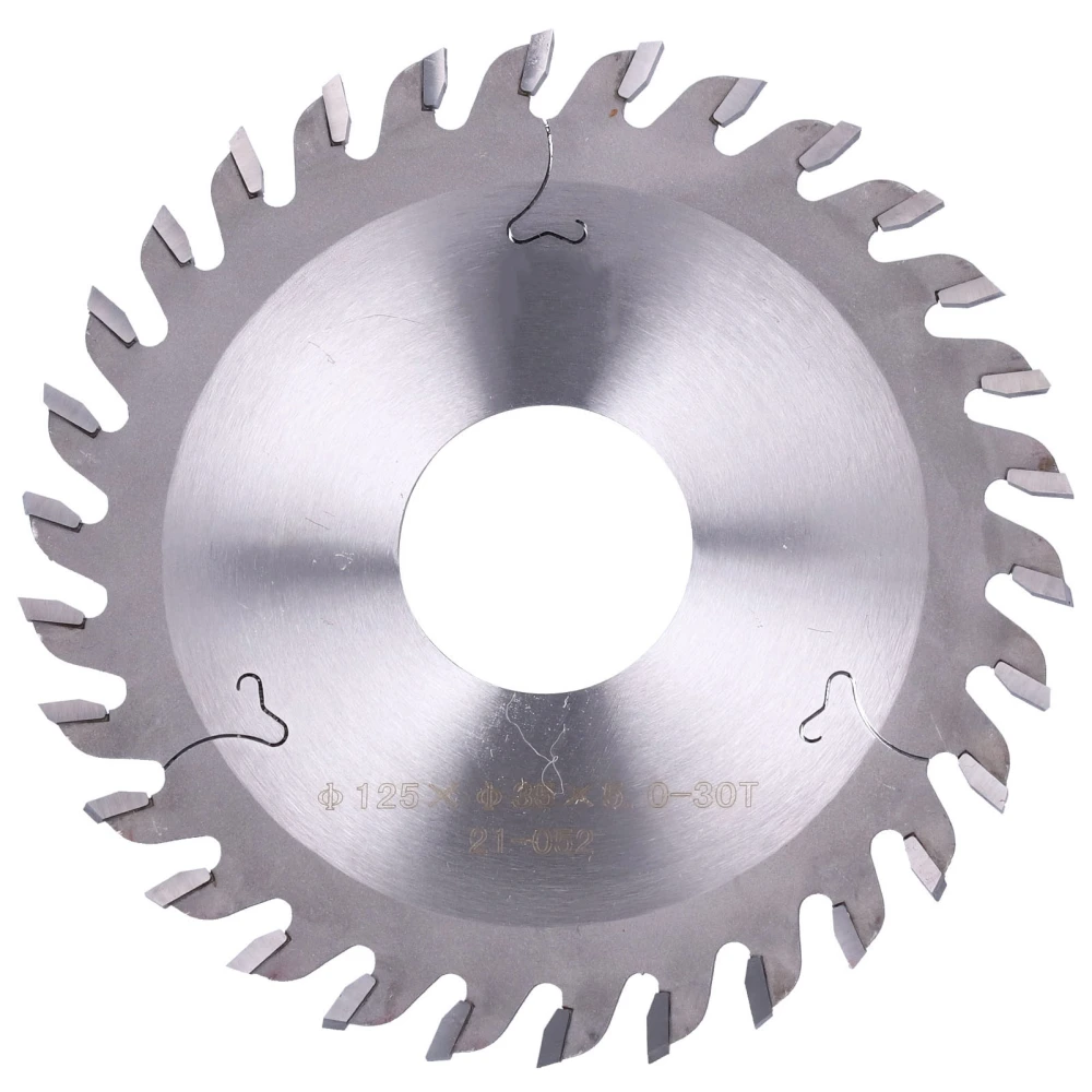 Alloy Saw Blade Woodworking 30 Tooth Wood Cutting Vertical Milling Slotting Blade 125x35x5‑30T