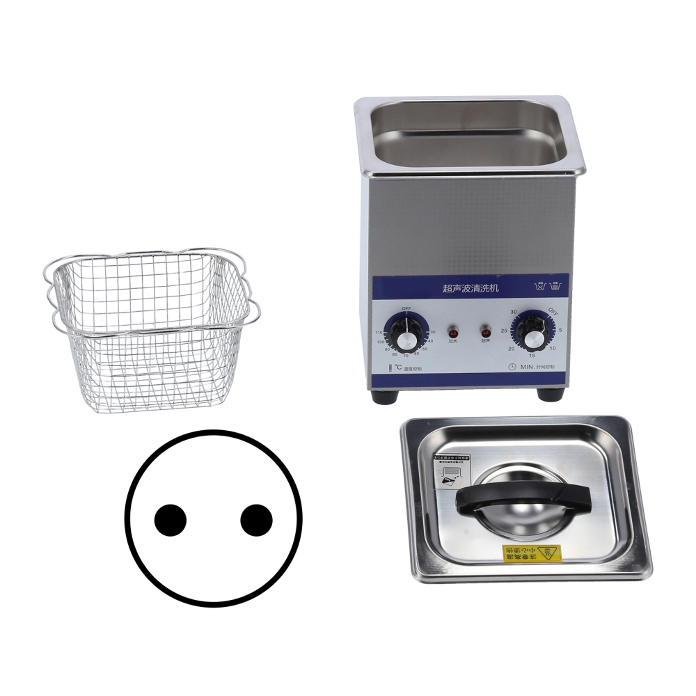 2L Ultrasonic Cleaner Mini Dental Jewelry Cleaning Washing Machine ‑010 40000Hz