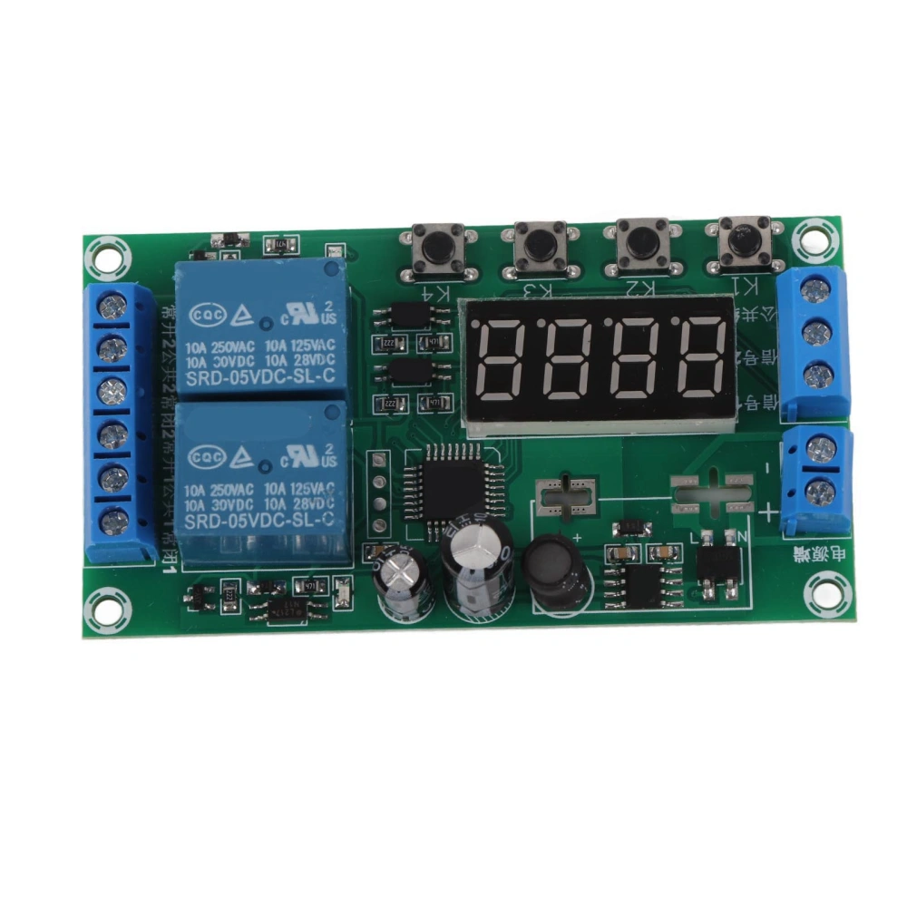 Delay Relay Module 2‑Channel Pulse Trigger YF‑7 DC7‑30V for Controling Solenoid Valve