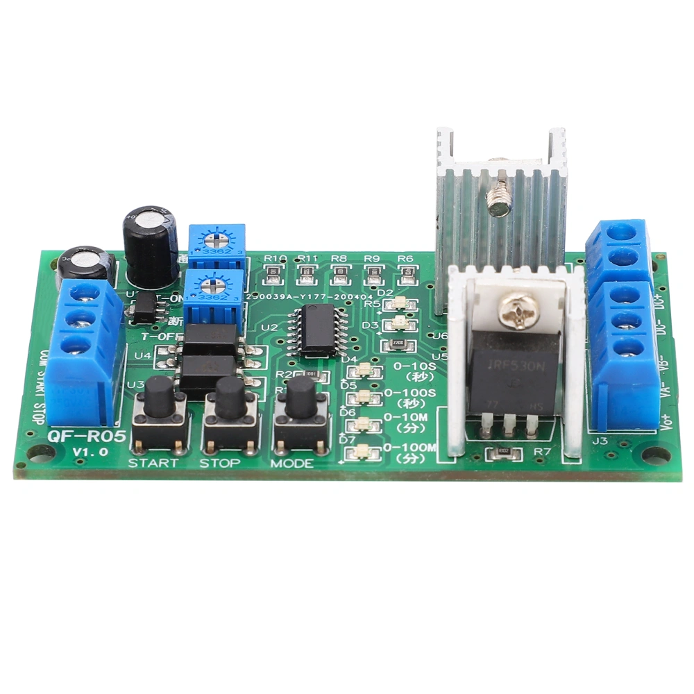 MOS Relay Module QF‑R05 Cycle ON OFF Module DC6V‑20V for Controlling TV Light Bulbs Motors