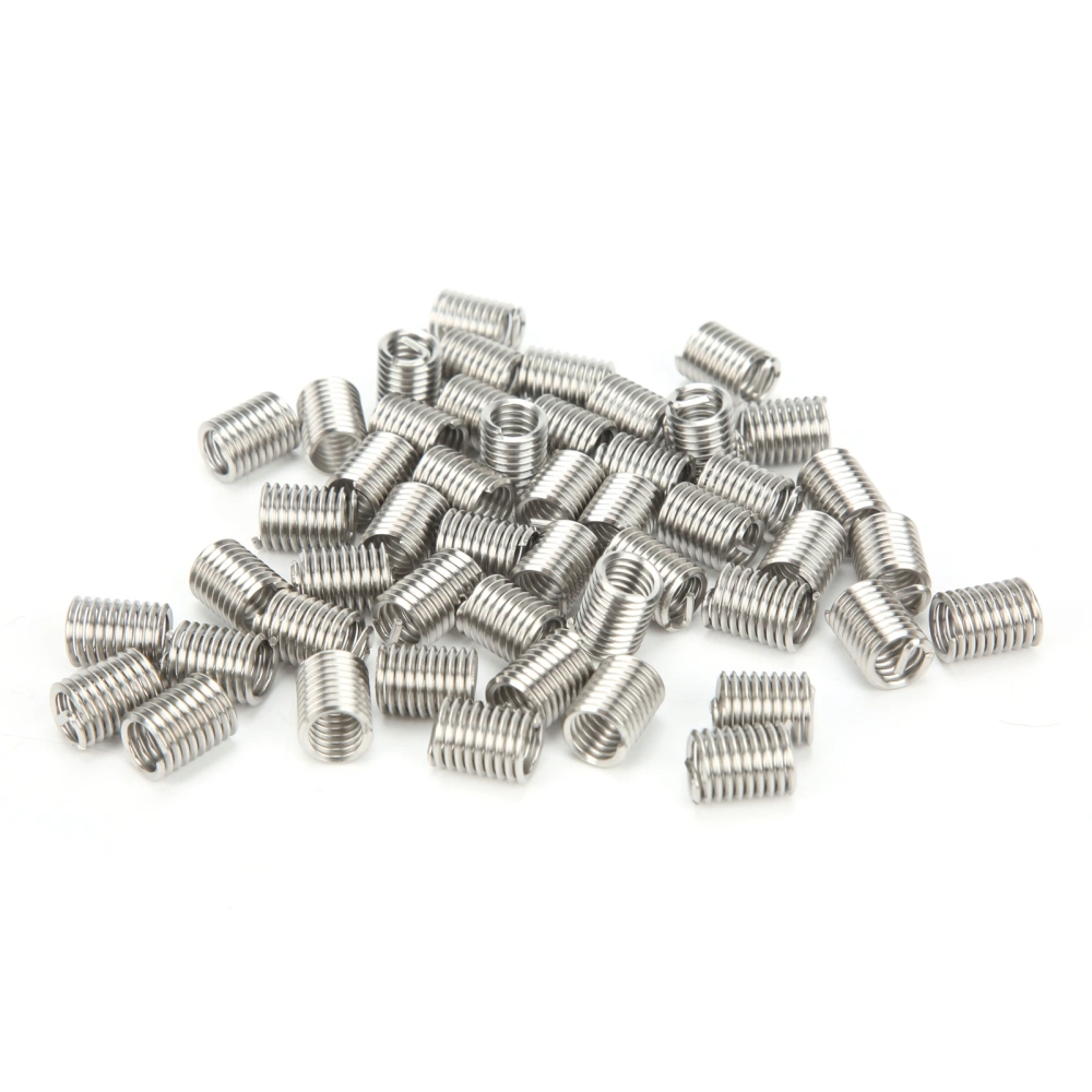 50Pcs Wire Thread Insert Screw Hole Repair Bushing Protection Socket Units 5/16in‑18x2D