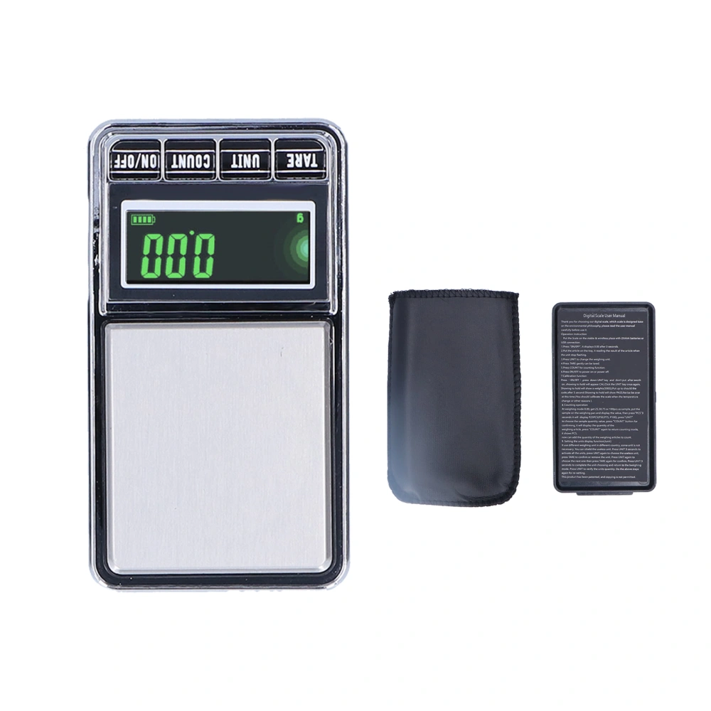 Mini Jewelry Pocket Scale for Gold Digital Electronic High Accuracy USB Power Supply DS291000G 0.1G