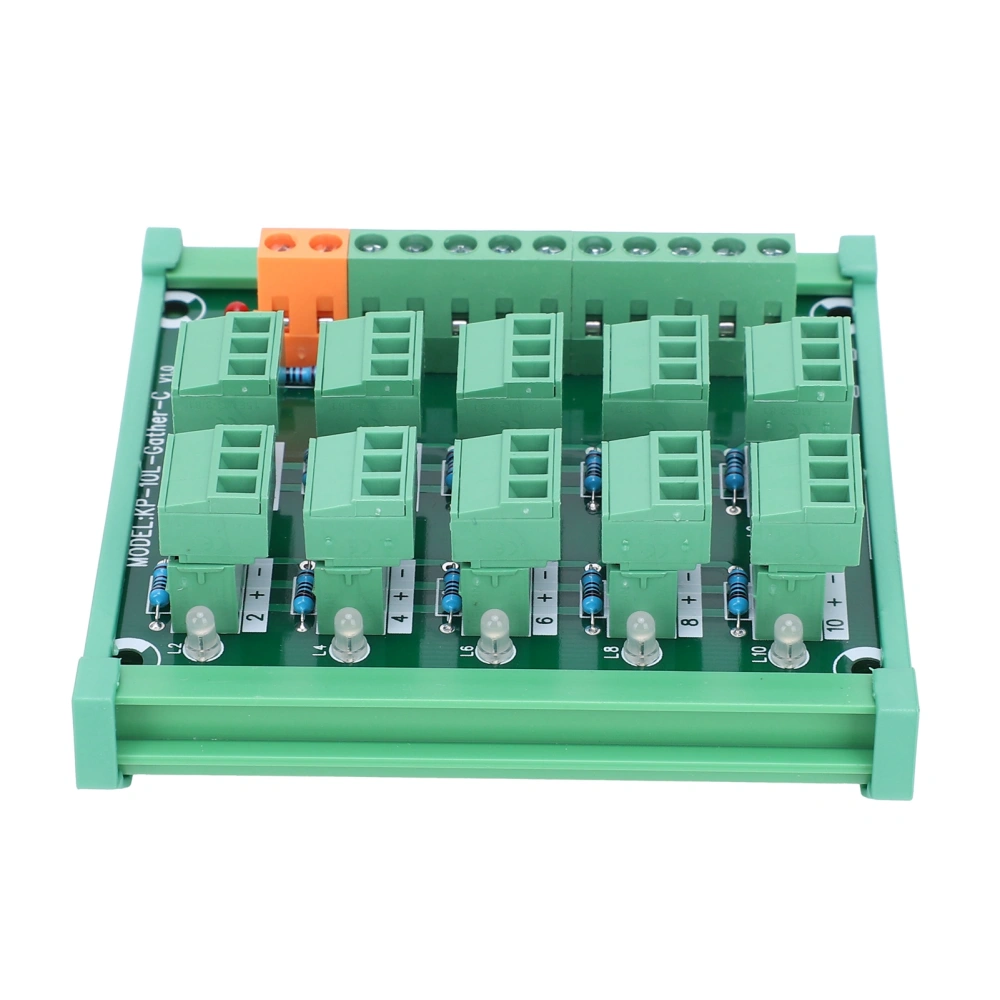 Terminal Block 3Wire 10Channel Acquisition Board NPN PNP Output KP10LGtherC