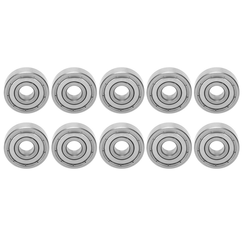 10Pcs Ball Bearings Stainless Steel WearResistant Quiet Skateboard Driver Accessories S628Z