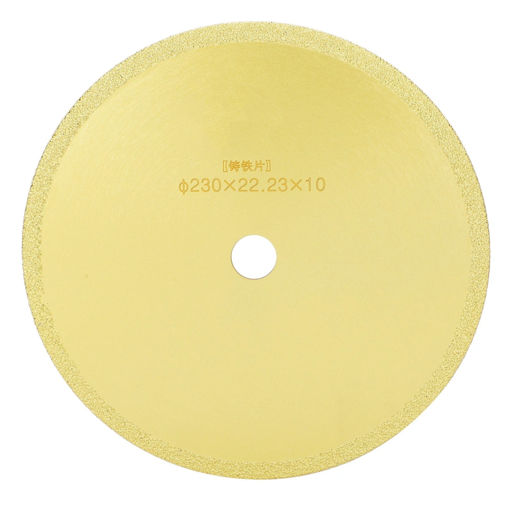 Diamond Saw Blade Grinding Disc Cutting Wheel for Marble Metal Cast Iron 230x22.23x10mm