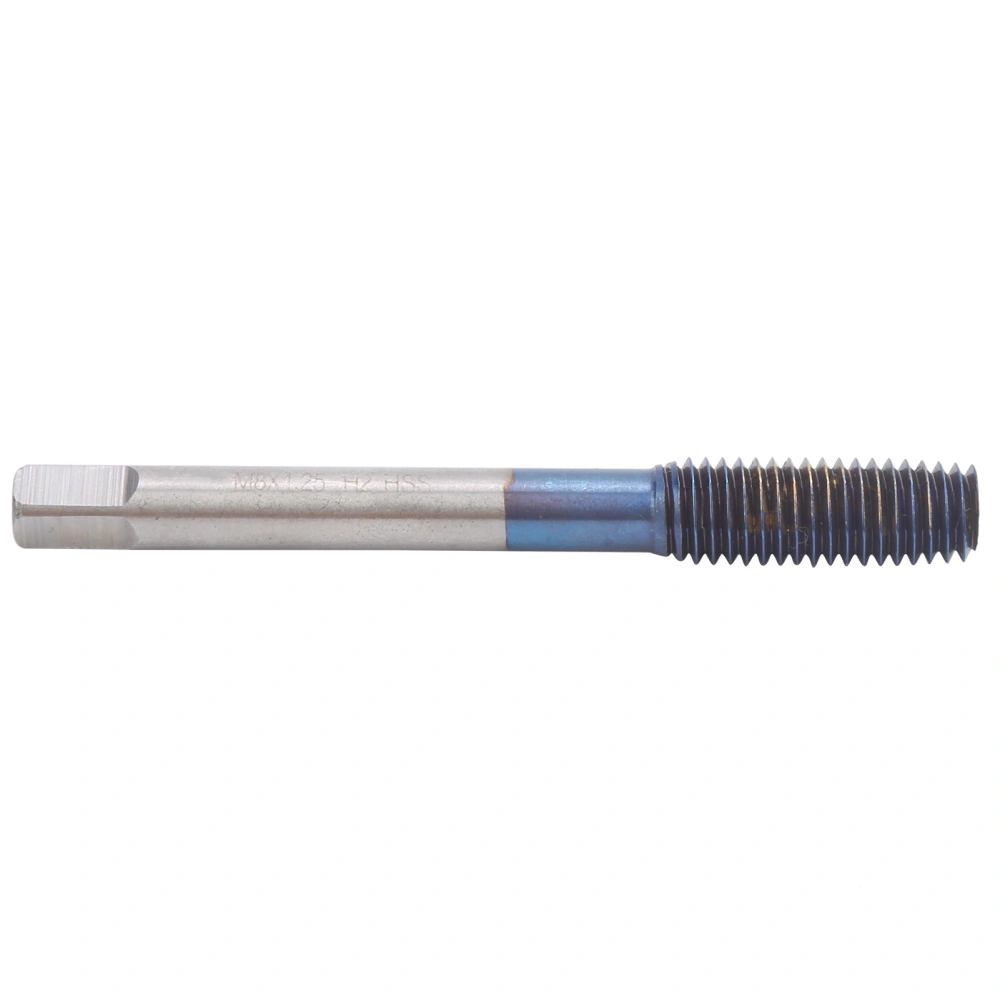 Thread Tap Nano Blue Coating Tungsten Steel Metric Straight Handle Machine Tapping ToolM8