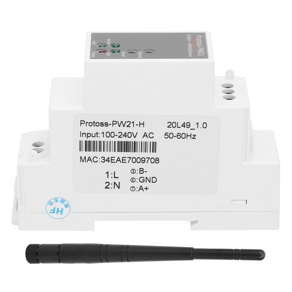 RS485 to WIFI/Ethernet Serial Server IP for ECos with Antenna PW21-H AC