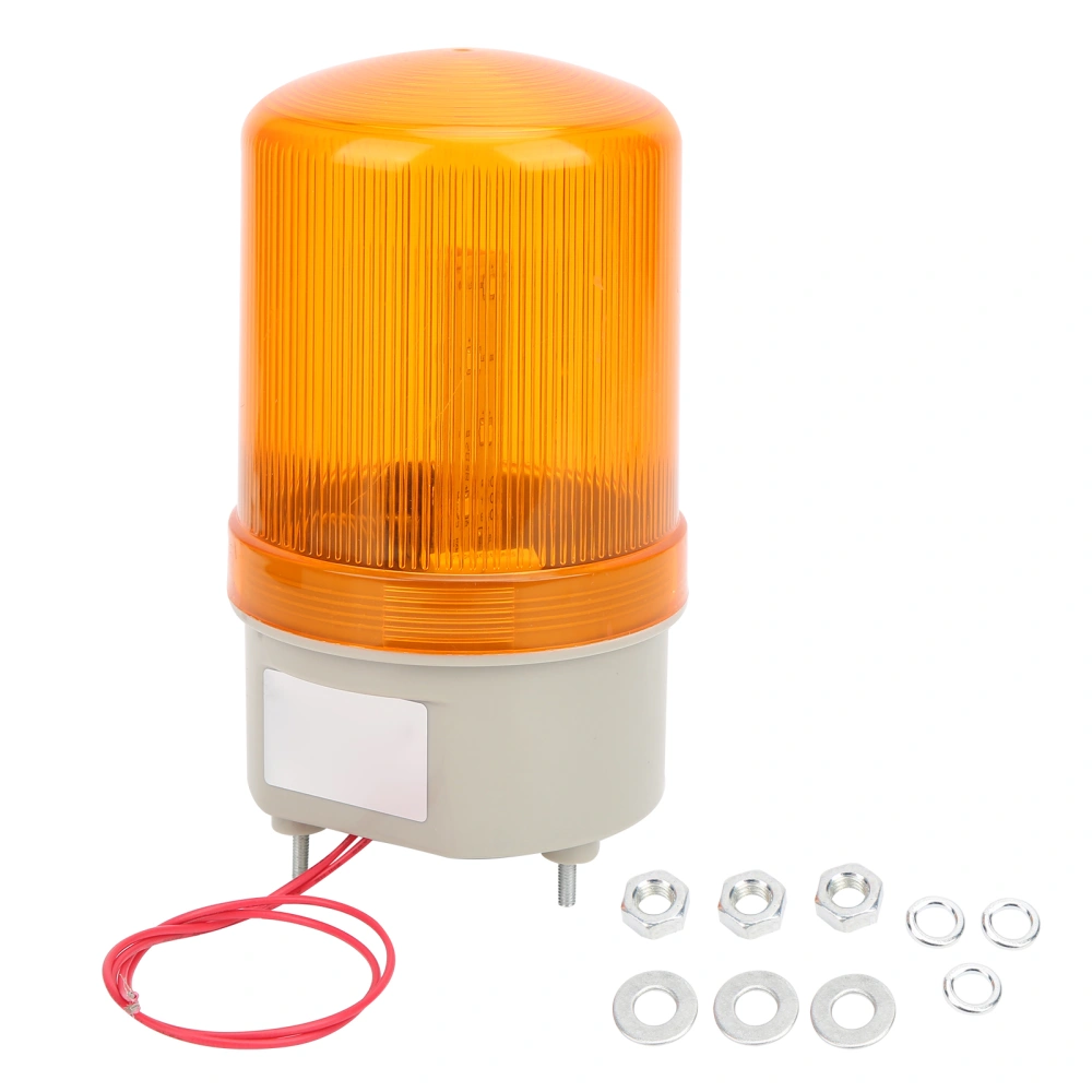 BERM Warning Light LED Lamp Bead Rotating Shining Industrial Indicator 24V DC BEM‑1101Yellow