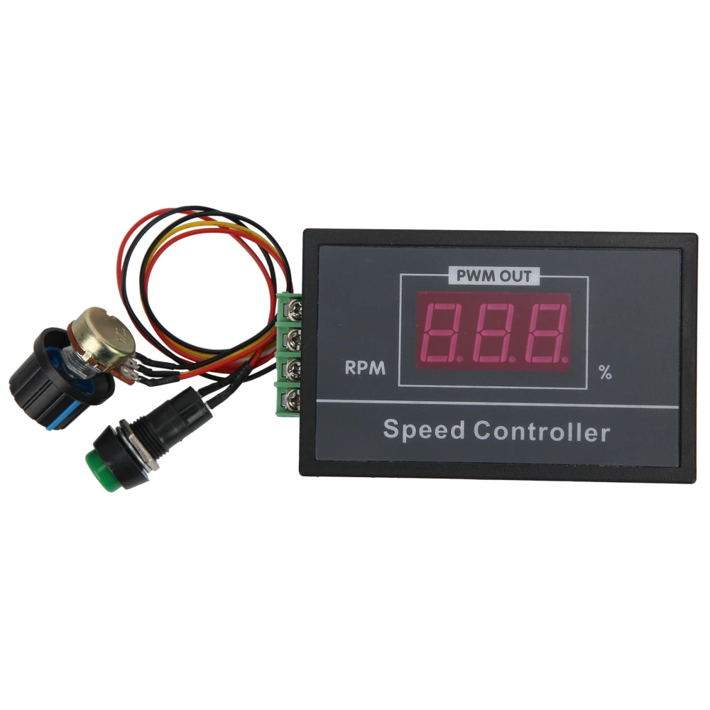 PWM DC Motor Speed Regulator 6V 12V 24V 48V Stepless Speed Control Switch Controller