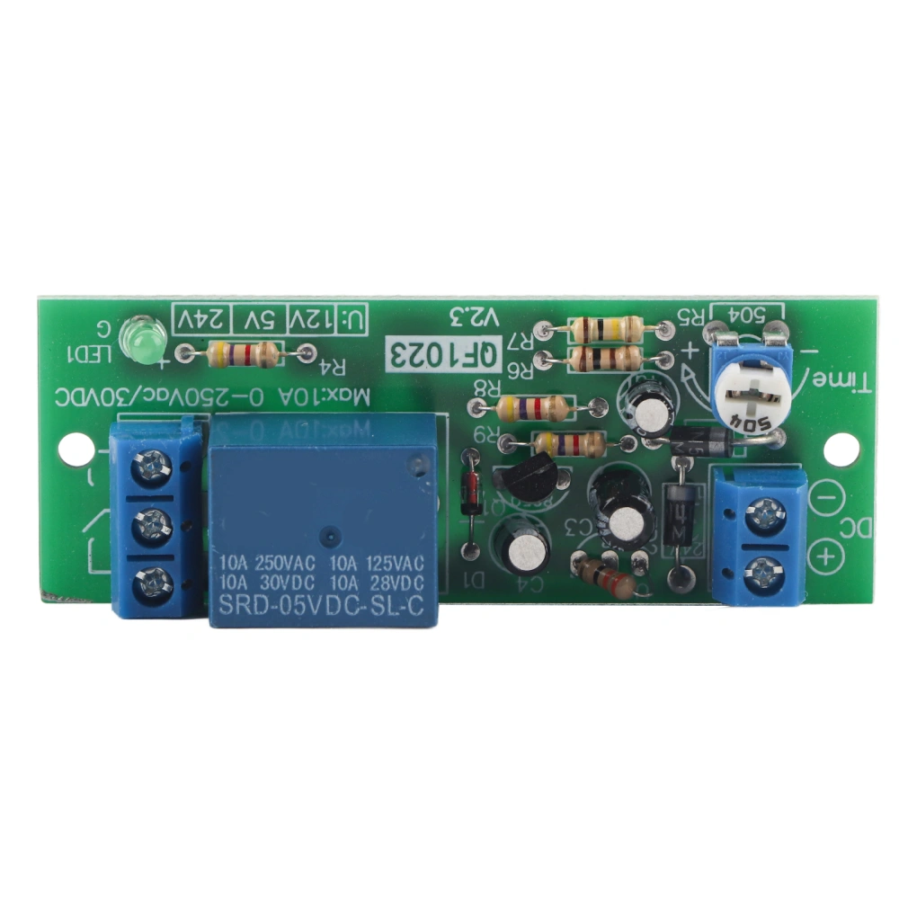 Time Relay Module Delay Switch High Accuracy Electronic Equipment QF1023-A-10M 0-10 minutesDC5V