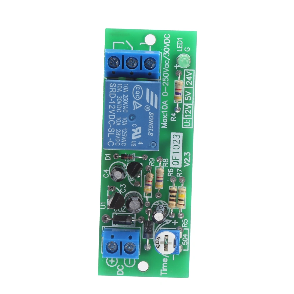 Time Relay Module Delay Switch High Accuracy Electronic Equipment QF1023-A-10M 0-10 minutesDC12V