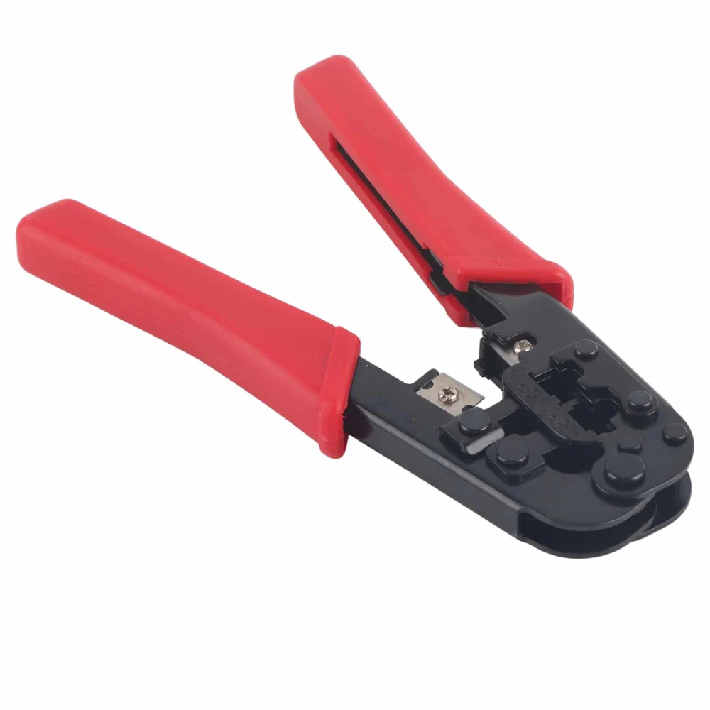 Crimp Pliers High Carbon Steel Wire Stripper Cable Crimping Tool for Telecom Connector