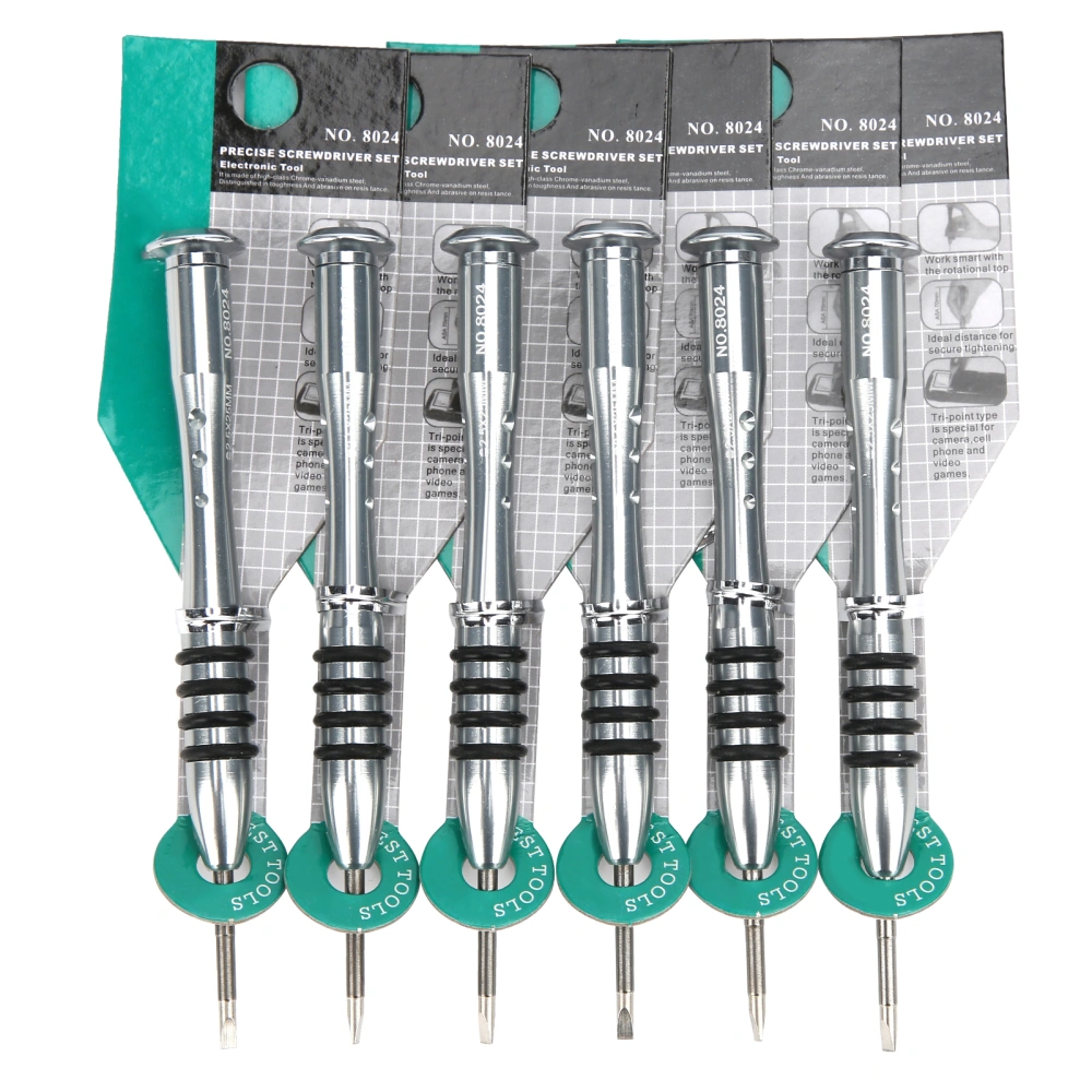 6Pcs Slot Screwdriver Electronic Product Disassembly Repair Hand Tightening Tool Driver Set