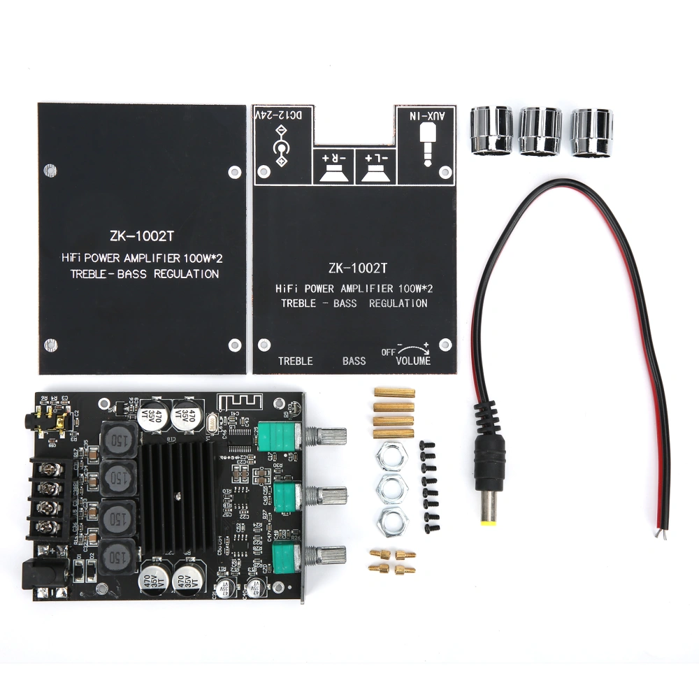 Bluetooth Power Amplifier Board 50Wx2 Audio Amplifier Board Subwoofer Bluetooth 5.0 Stereo