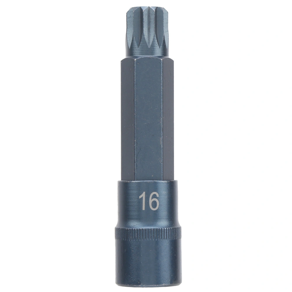 Screwdriver Socket 12‑Point Alloy Steel Blueing Treatment High Hardness Hardware Tool