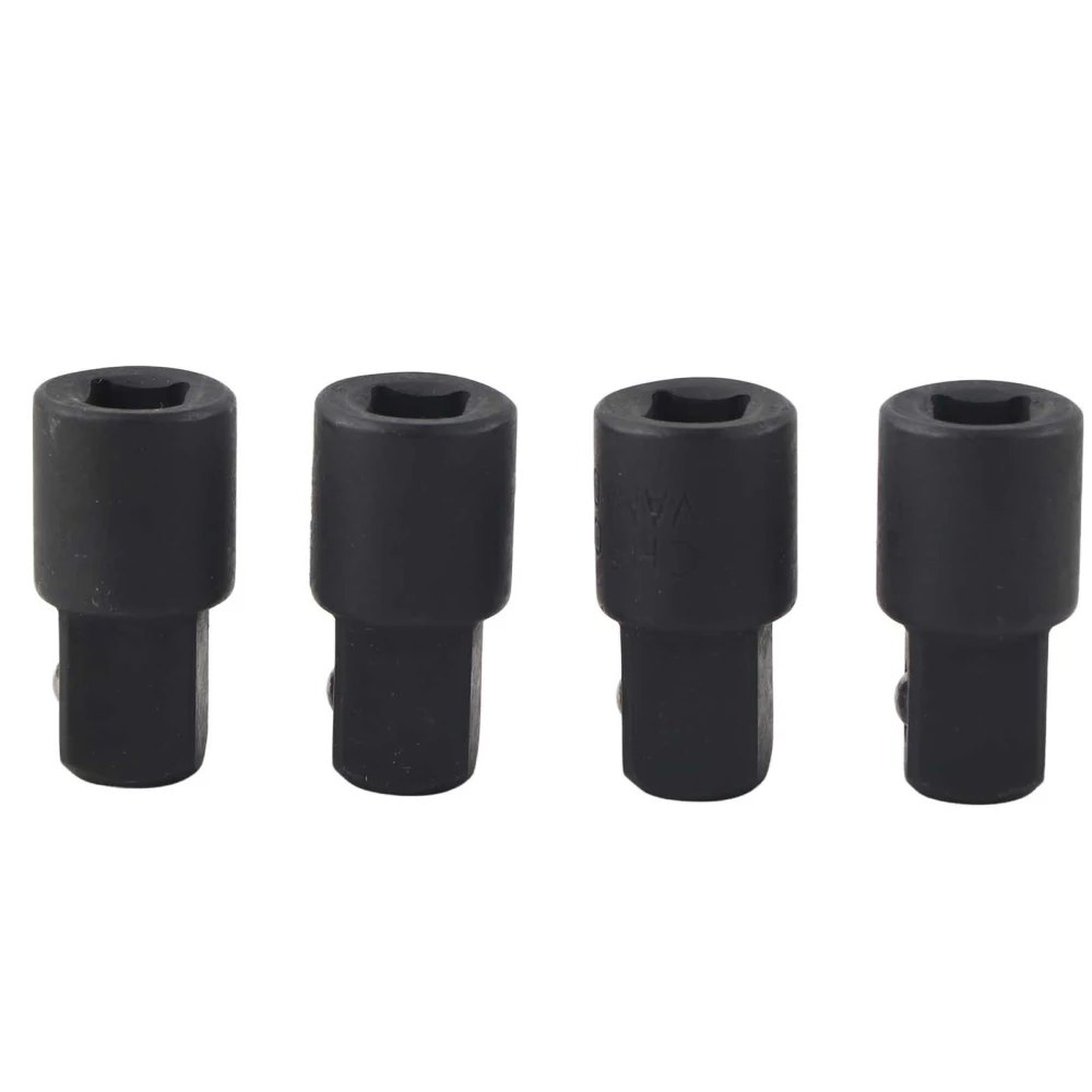 4Pcs Socket Adapter High Carbon Steel Ratchet Wrench Drive Socket Conversion Tool 1/4 to 3/8