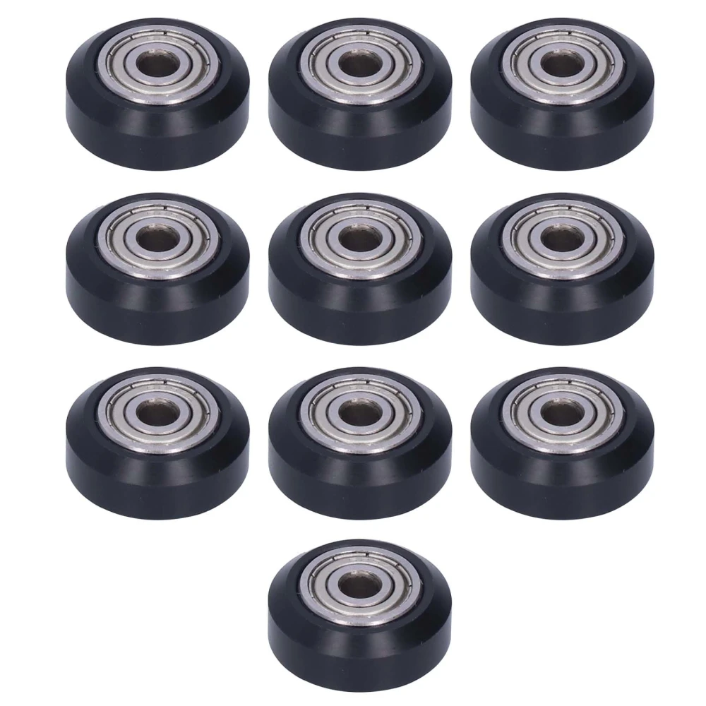 10Pcs Idler Large Wheel Plastic 3D Printer Passive Pulley Replacement Accessories 5mm