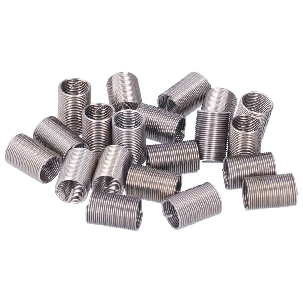 20Pcs Wire Thread Insert M12 x 1 Threaded Repair Reduce Nut Spiral Circle Extension Tool3D