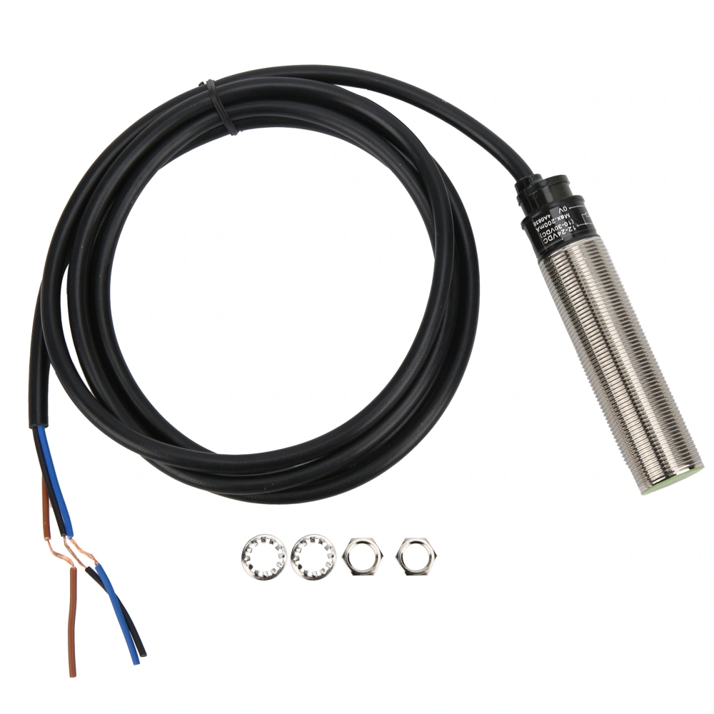 BERM Proximity Switch Cylindrical Shaped 3‑Wire NO Detection Sensor PRL18‑5DN 10‑30VDC