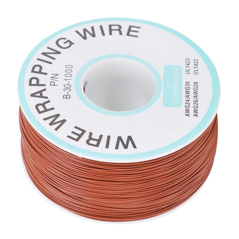 Copper Wire Circuit Board Flying Wire Tinned Single Core Electronic Connecting LineBrown