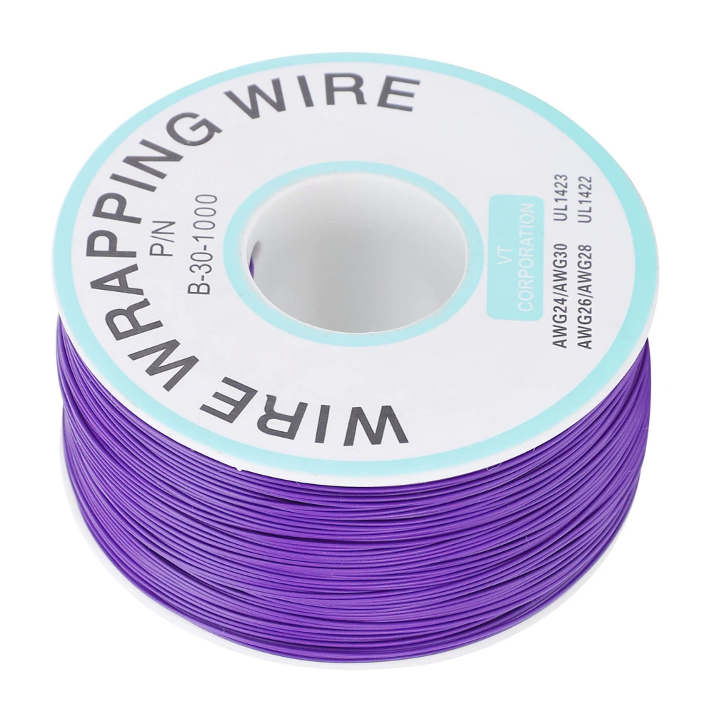 Copper Wire Circuit Board Flying Wire Tinned Single Core Electronic Connecting LinePurple