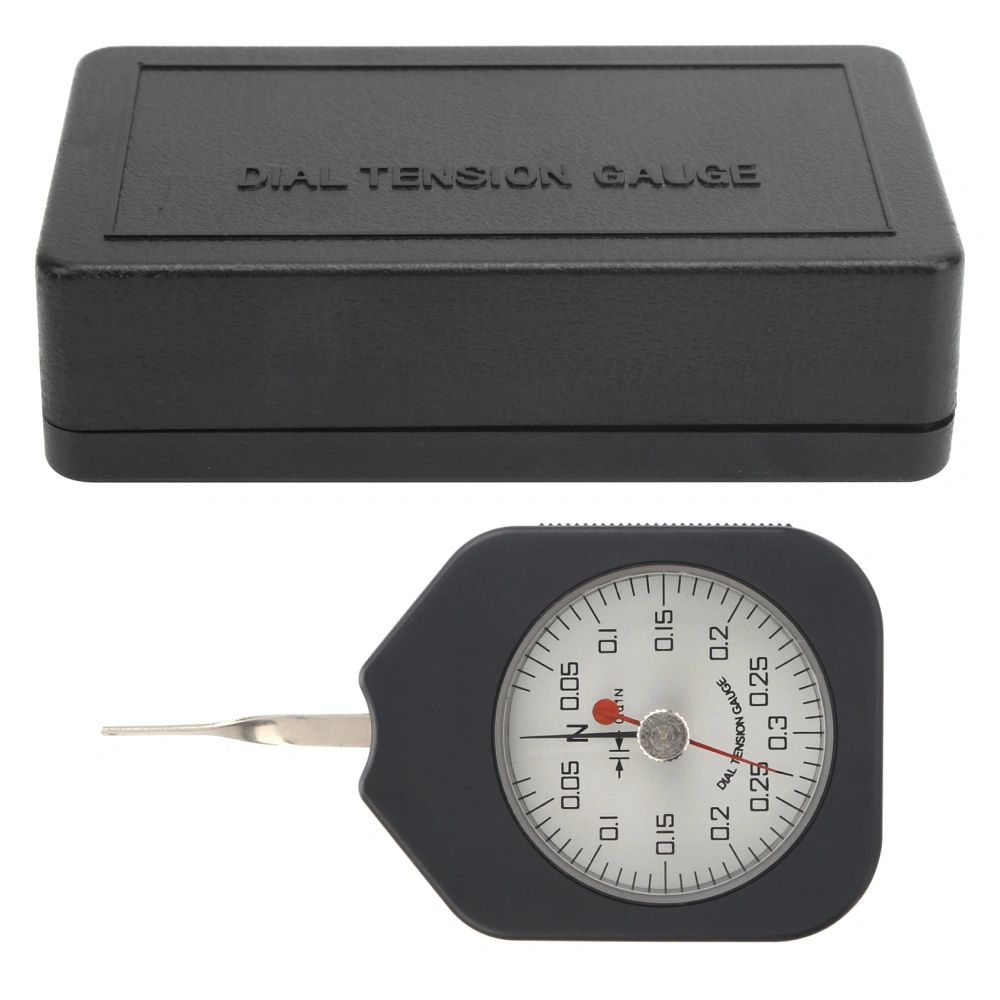 SEN-0.3-2 Dial Tensiometer 0.3N Portable Alloy Double Pointer Tension Gauge Tester