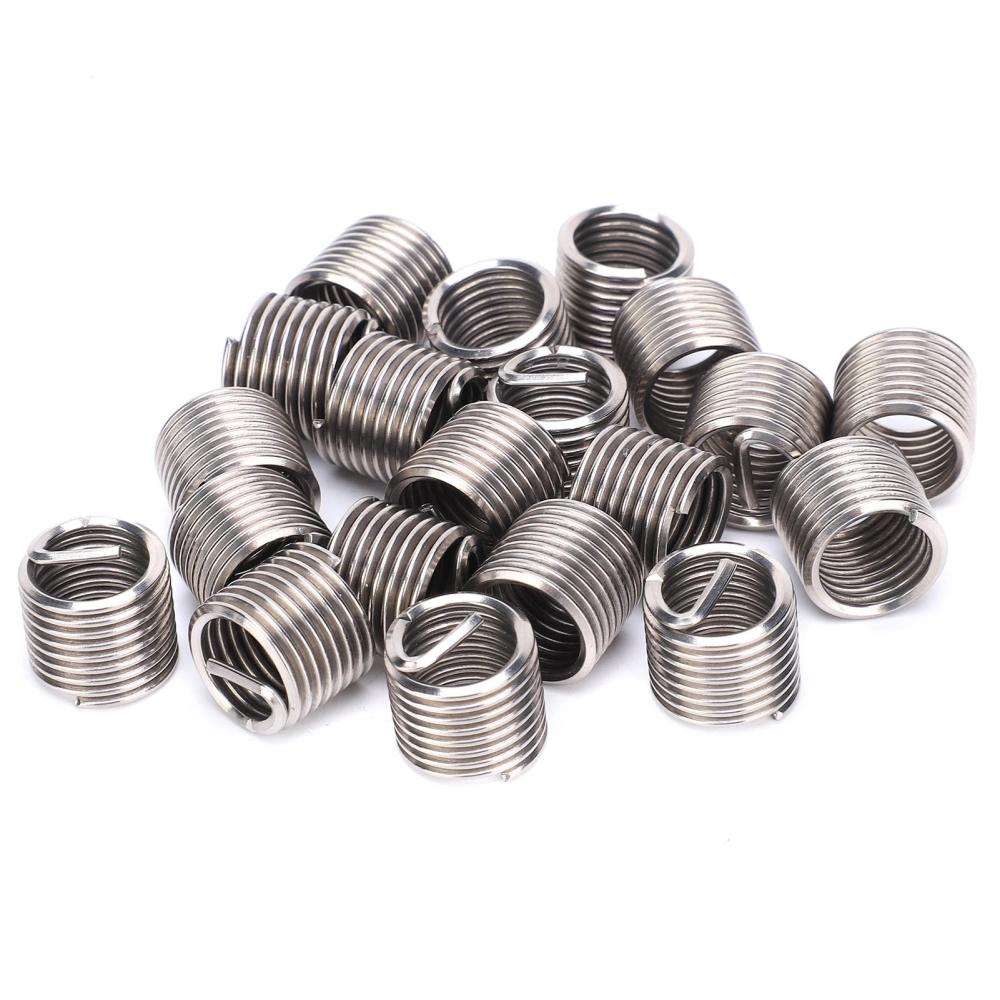 20Pcs Thread Inserts Male Female Reducing Nut Repair Tool Stainless Steel Fastener M14x21.5D