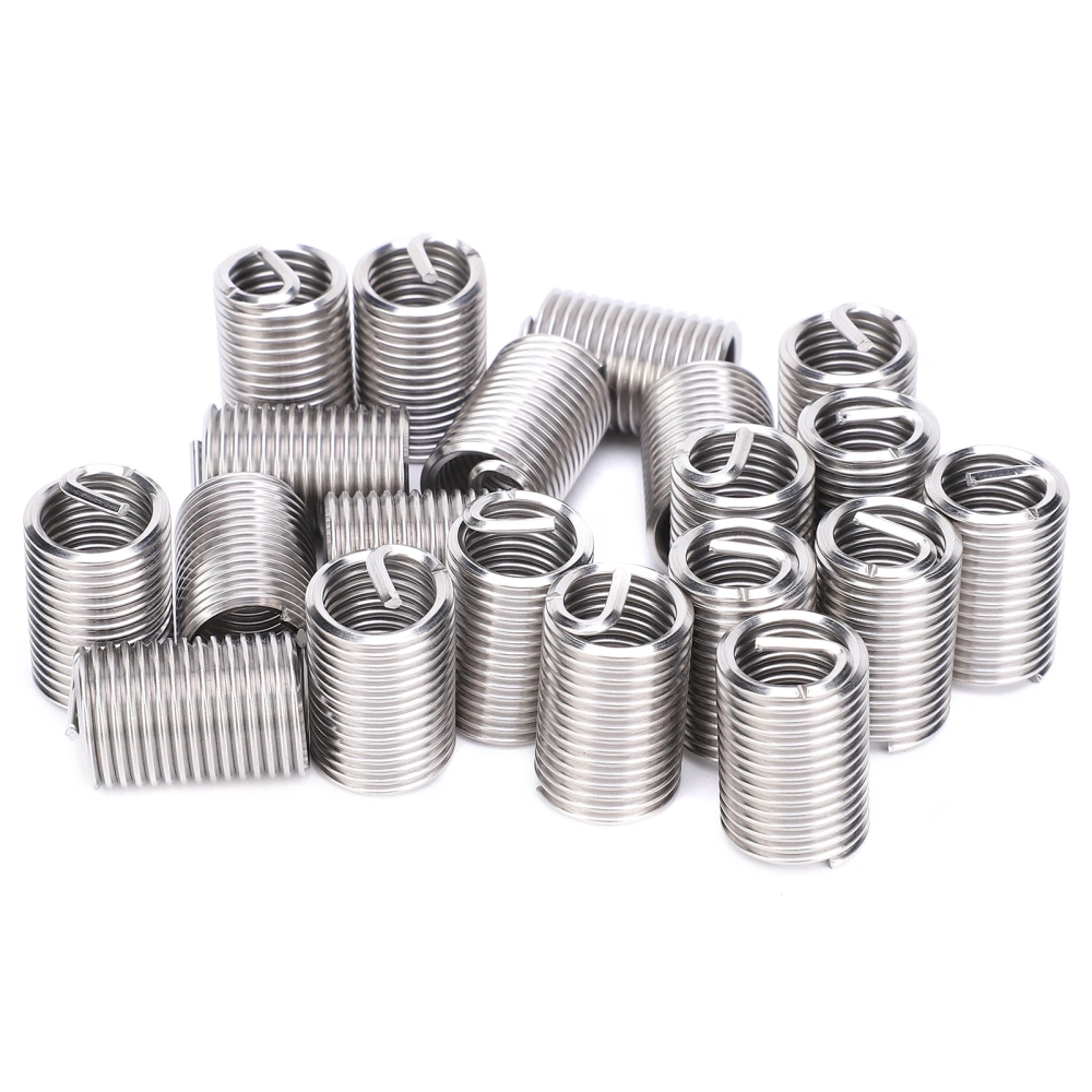 20Pcs Thread Inserts Male Female Reducing Nut Repair Tool Stainless Steel Fastener M14x22.5D