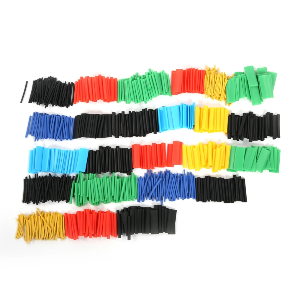 1060Pcs Heat Shrink Tube Colorful Shrinkable Wire Sleeves Cable Protection Accessories