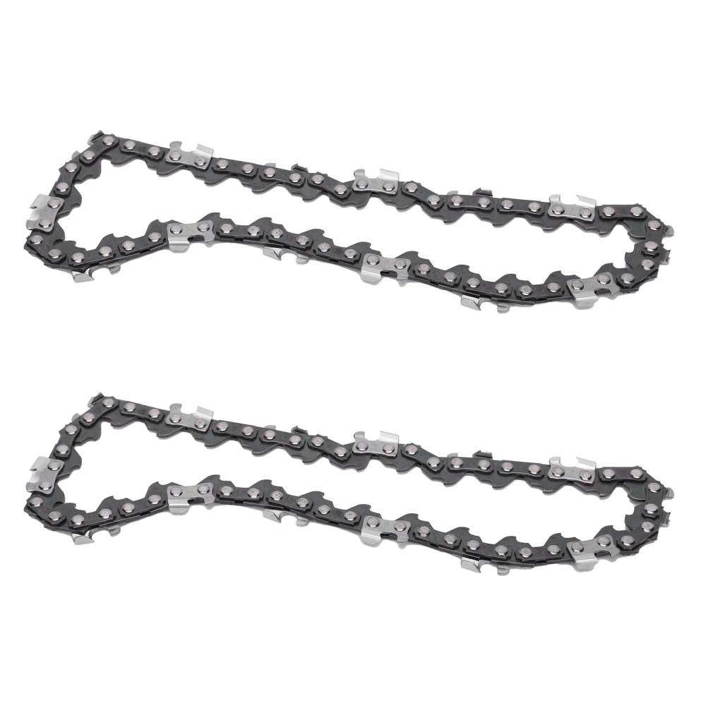 2Pcs Chainsaw Chain Blade Replacement High Speed Steel for 4in Cordless Electric Chain Saw