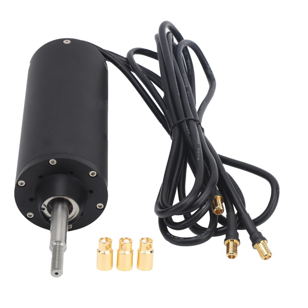 Motor Waterproof Brushless Sensorless Amphibious Motor with Miniature Connector DC58V 6000W120KV