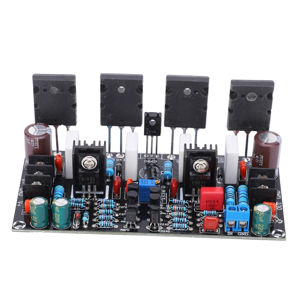 Power Amplifier Board Single Channel for Toshiba Audio Components 200W 1943+5200 DC±20-90V