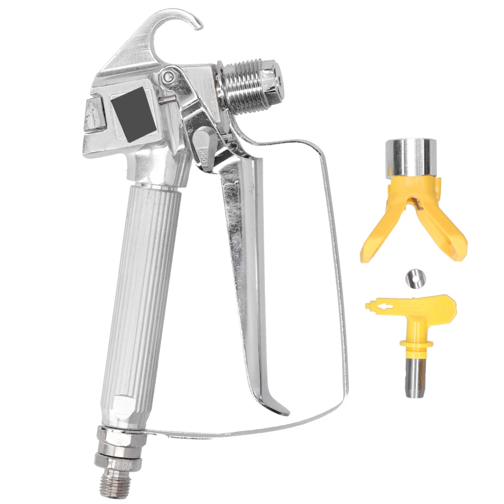 Spray Gun HighPressure Airless Portable Paint Spraying Machine with Nozzle and Base