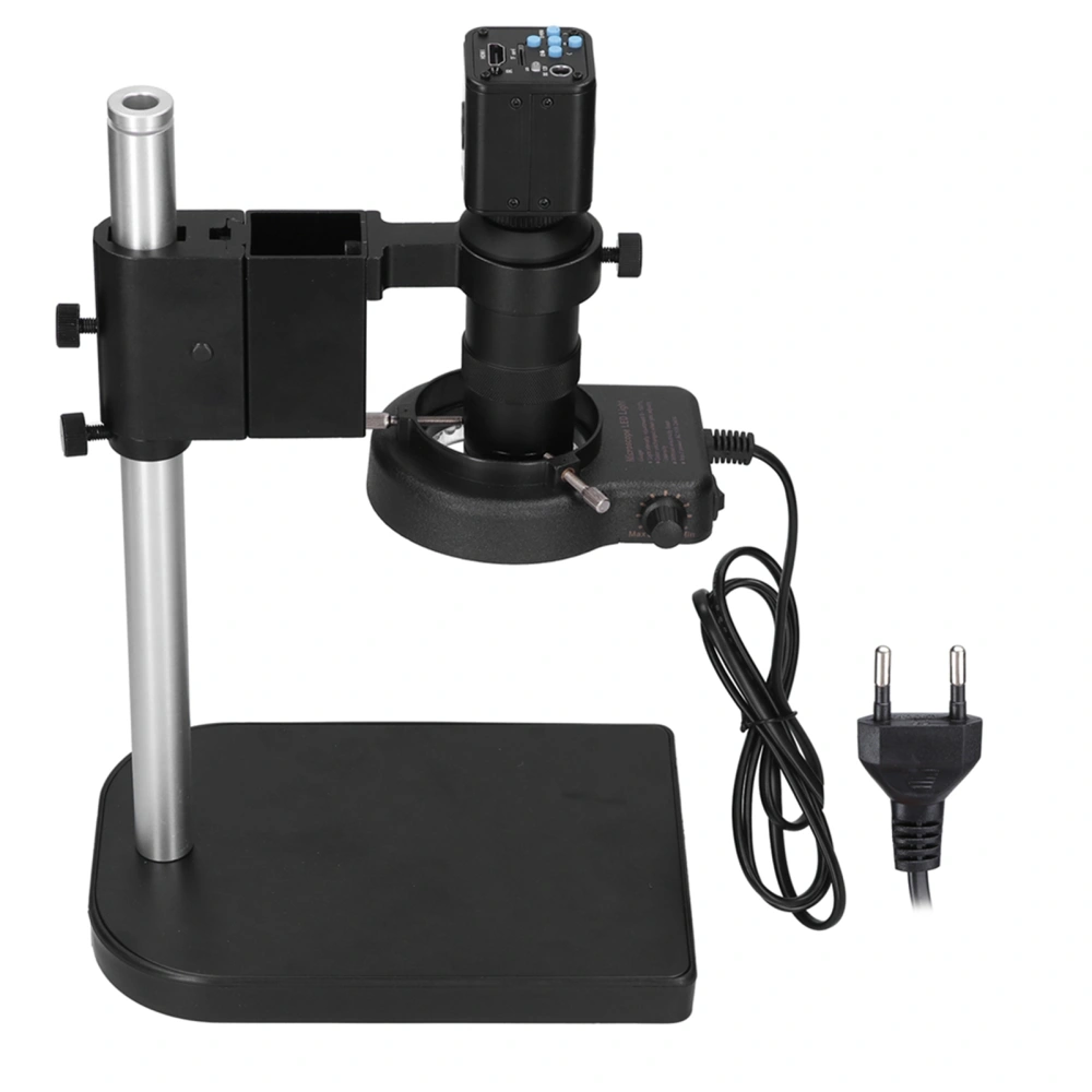 Industrial Microscope Camera 16MP with 130X CMount Lens 56LED 60F/S HY5199 AC100240V