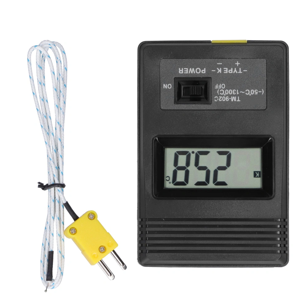 Digital Temperature Meter LCD Display Environment Thermometer Measuring Tool TM902C