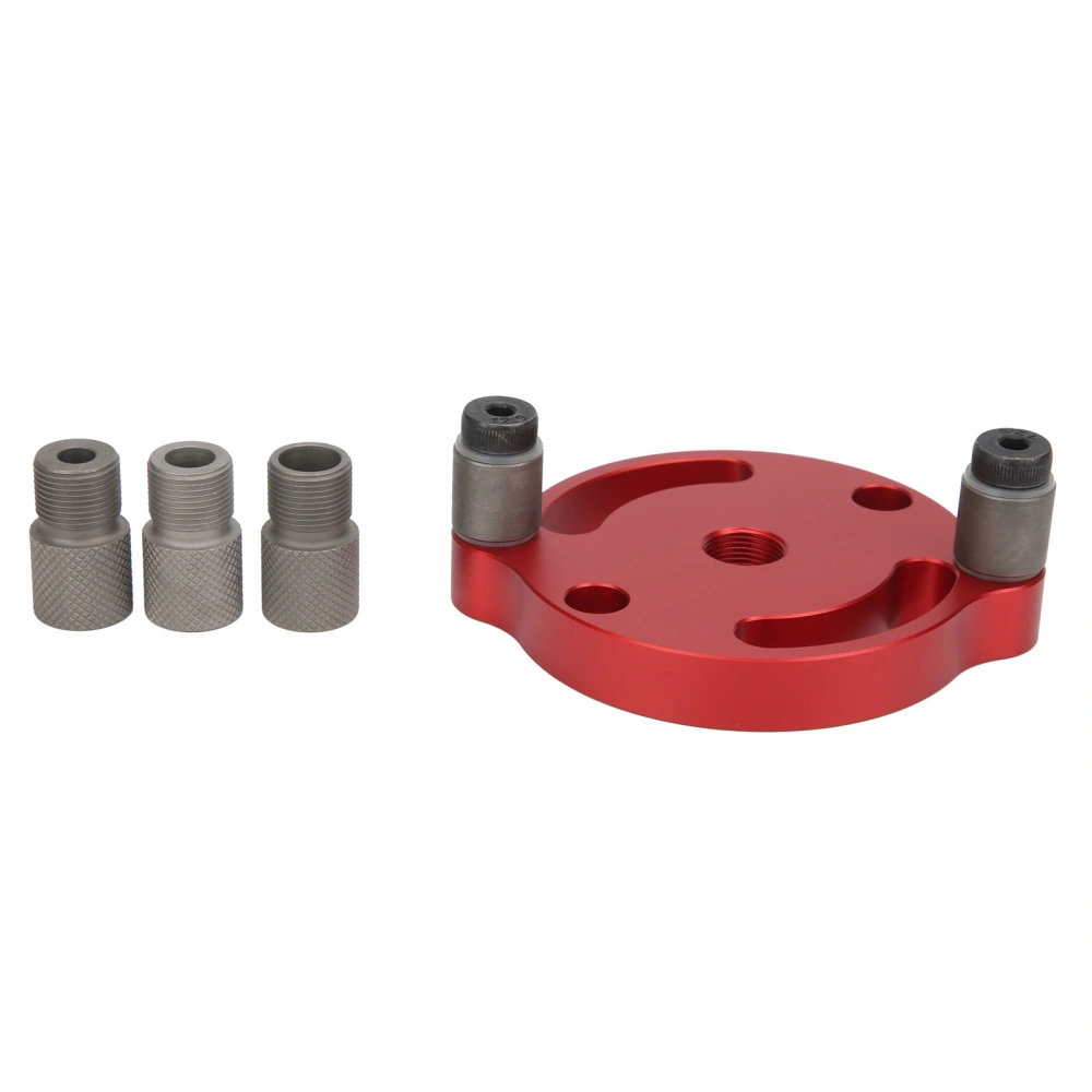 Wood Panel Hole Puncher Hole Locator Aluminium Alloy High Hardness with 6/8/10mm Drill Bushing