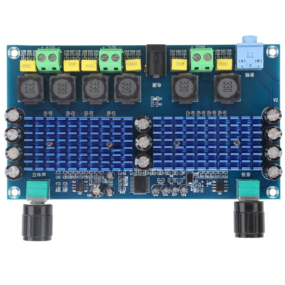 Power Amplifier Board TPA3116 Chip D2 2.1 Channels Bass Audio AMP Module XH-A312