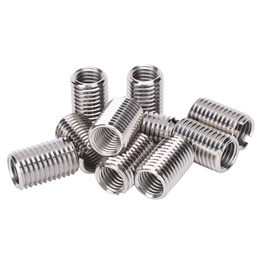 10Pcs Thread Inserts Repair Tool Reducing Nut Male Female 303 Stainless Steel Fastener