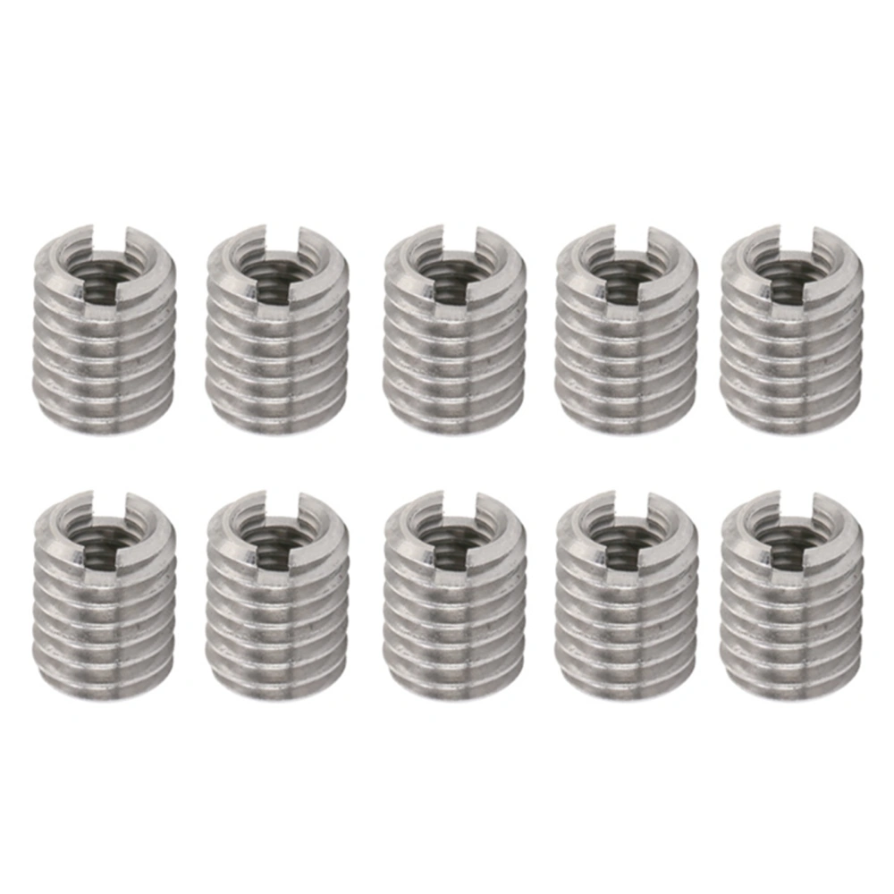 10Pcs Thread Inserts Reducing Nut Stainless Steel Repair Tool Male Female Fastener Hardware