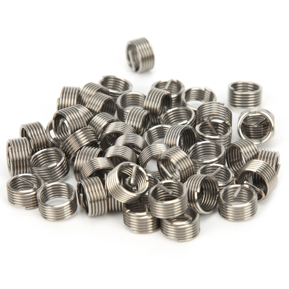 50Pcs Thread Inserts Male Female Reducing Nut Repair Tool Stainless Steel Fastener M8x1x1D