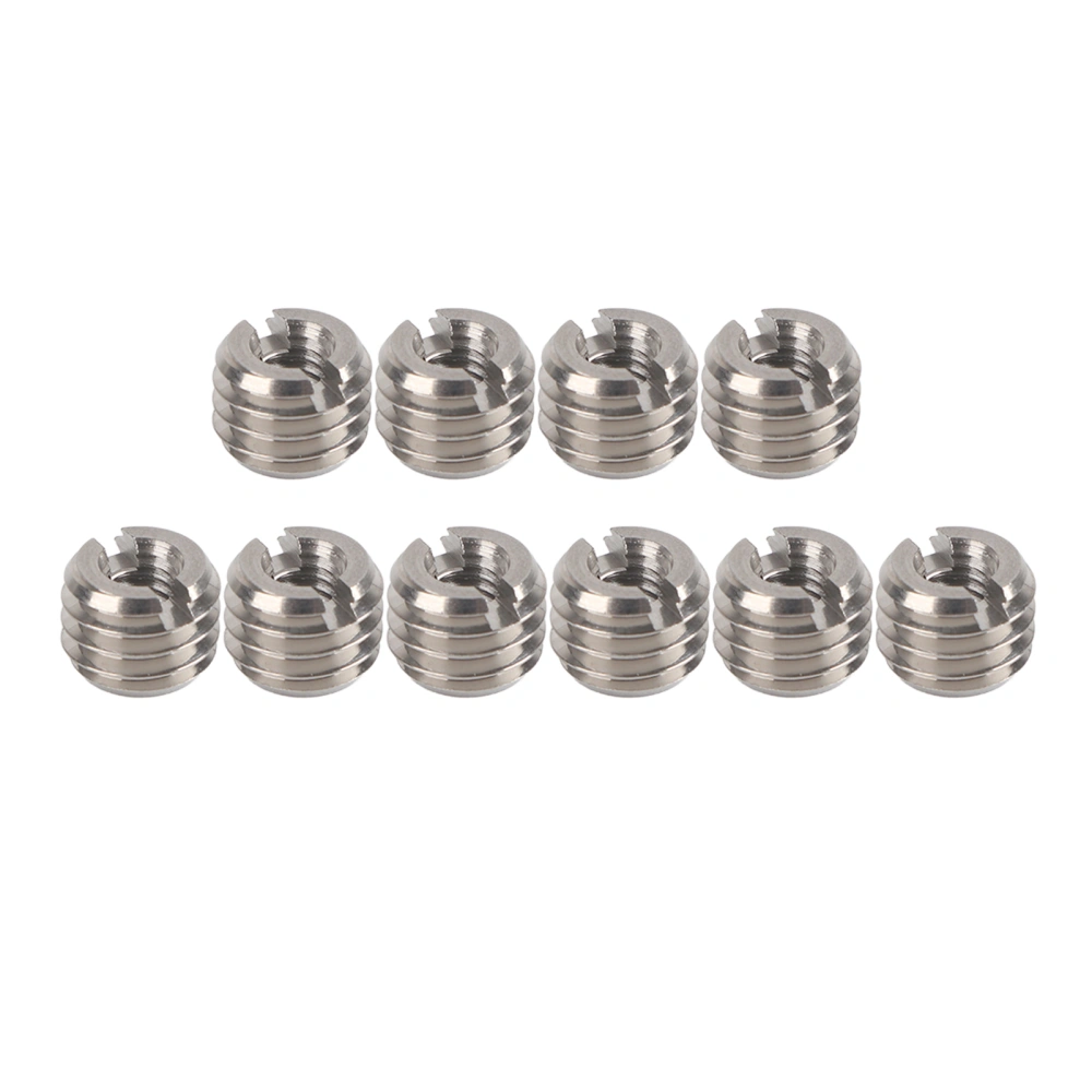 10pcs Female M4x0.7 Male M8x1.25 Thread 6mm Reducing Nut Stainless Steel for Aviation Automobiles Steam Turbines