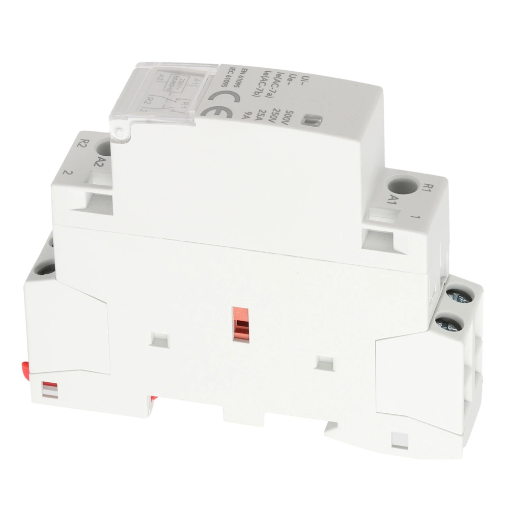 Modular Contactor 2P Din Rail Industrial Circuit Control Switch Module 1NO 1NC GYHC‑25