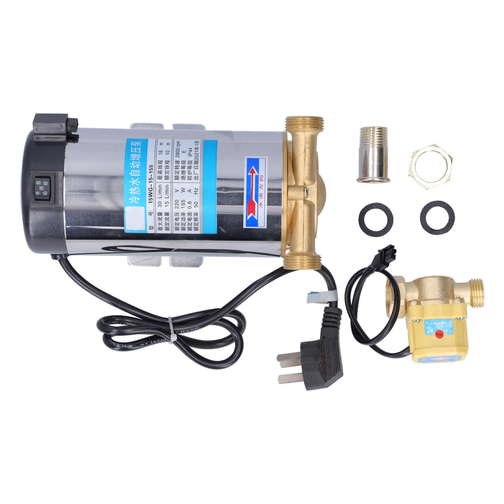 Booster Pump Fully Automatic G1in Industrial Mechanical Equipment AC220V15WG‑15‑155