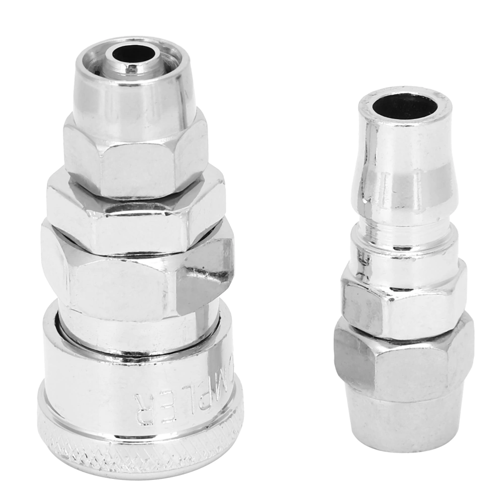 2Pcs Quick Connector Alloy Steel Self Locking Pneumatic Air Pipe Joint 30SP+30PP