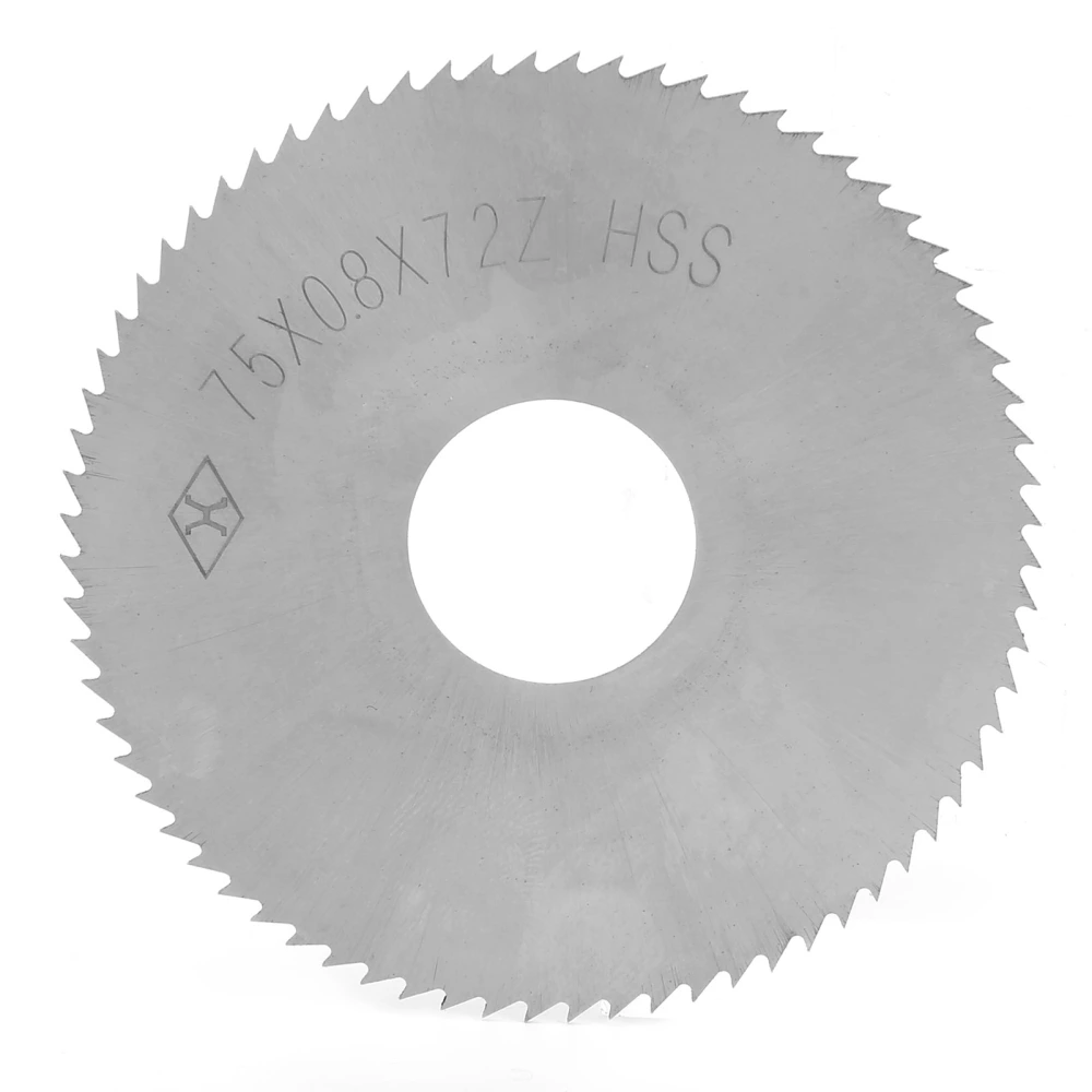 High‑Speed Steel 72 Teeth Circular Saw Blade Cutting Disc Accessory 75 x 0.8 x 22mm