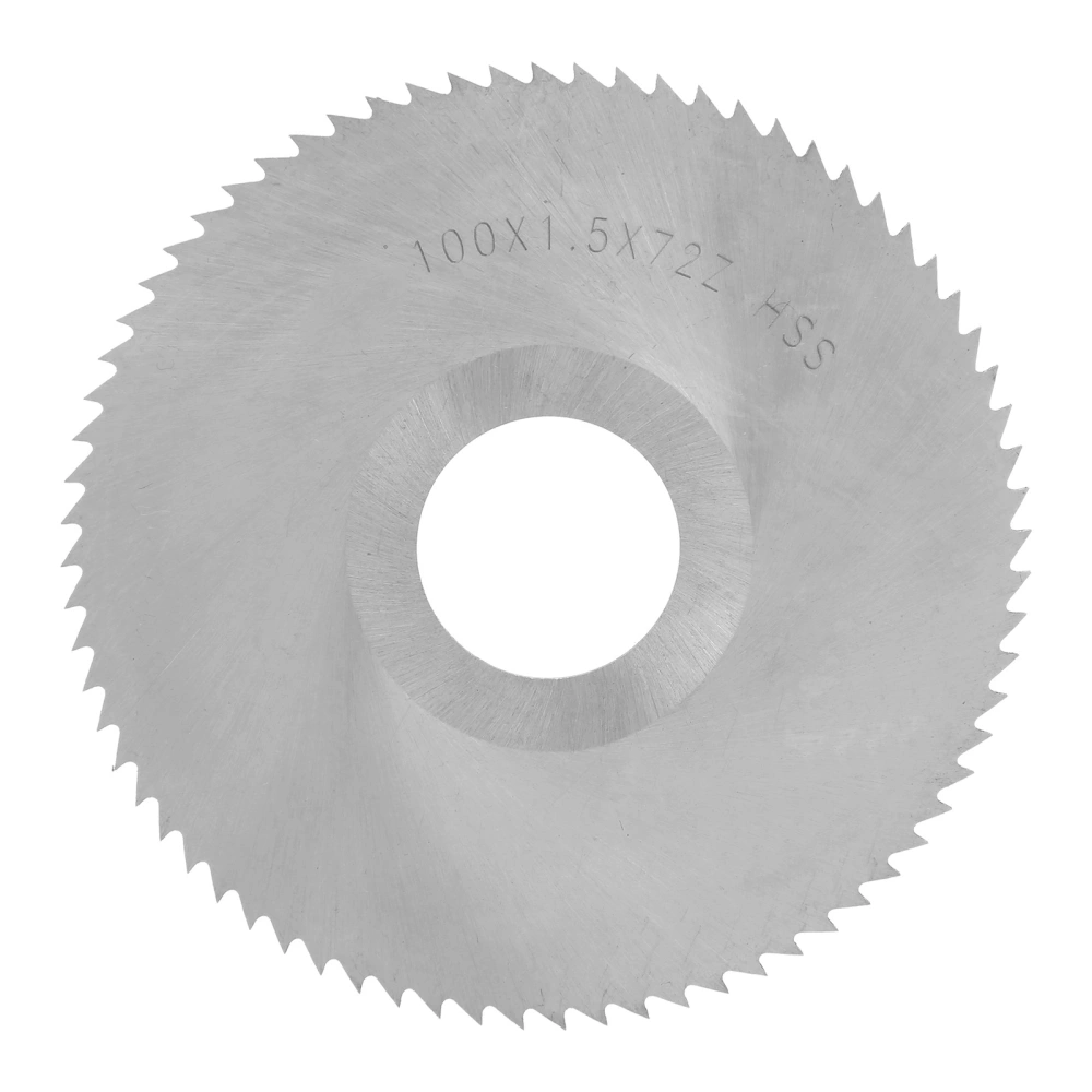 Circular Saw Blade Disc Cutting Blade High Speed Steel Milling Cutter Tool 100x1.5x27x72 Teeth