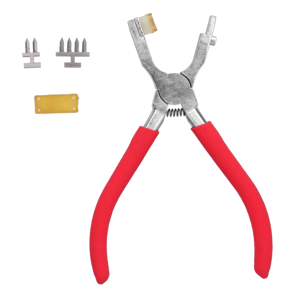 Leather Punching Pliers High Carbon Steel DIY Manual Rhombus Hole Puncher Hand Tools