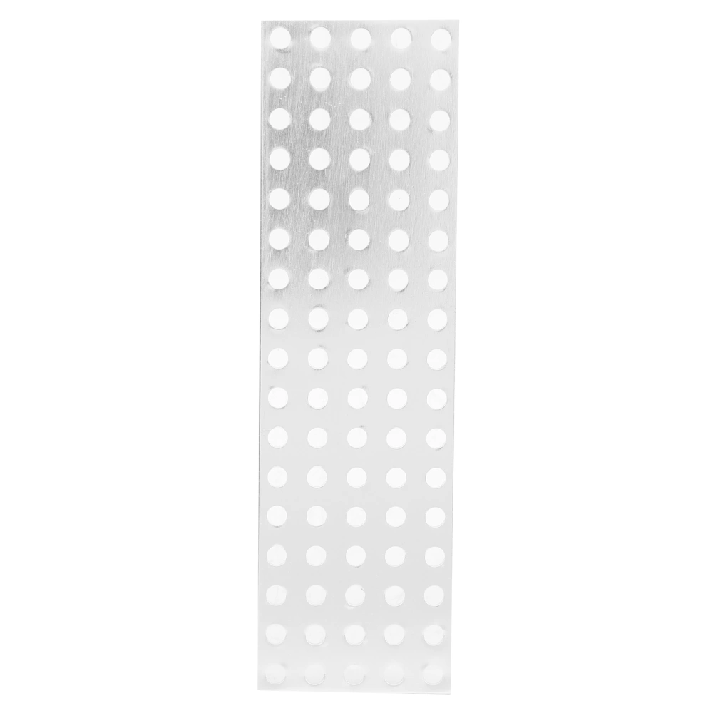 Aluminum Grid Plates Simple Mesh Orifice Board 3116‑0040‑0136 5 x 17 Holes 40 x 136mm