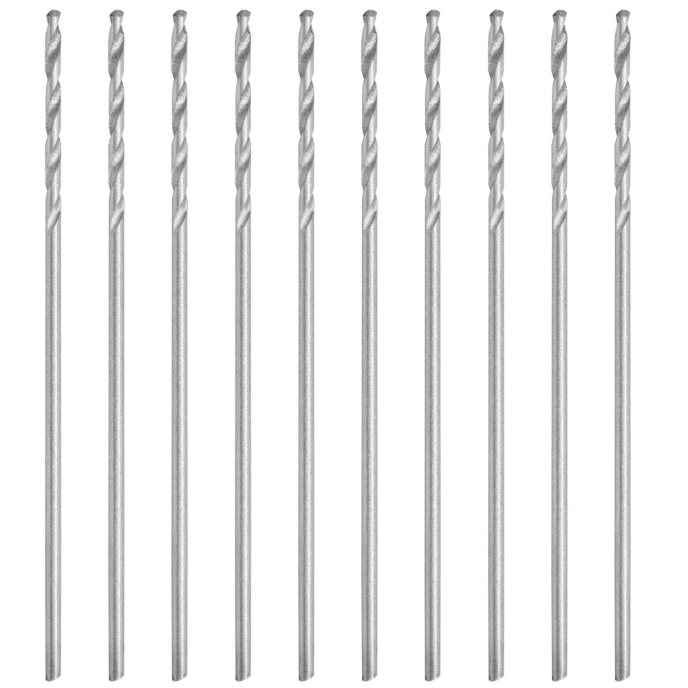 10Pcs Twist Drill Bit Small Straight Shank Pearl Drilling Machine Tools Hardware 0.75mm