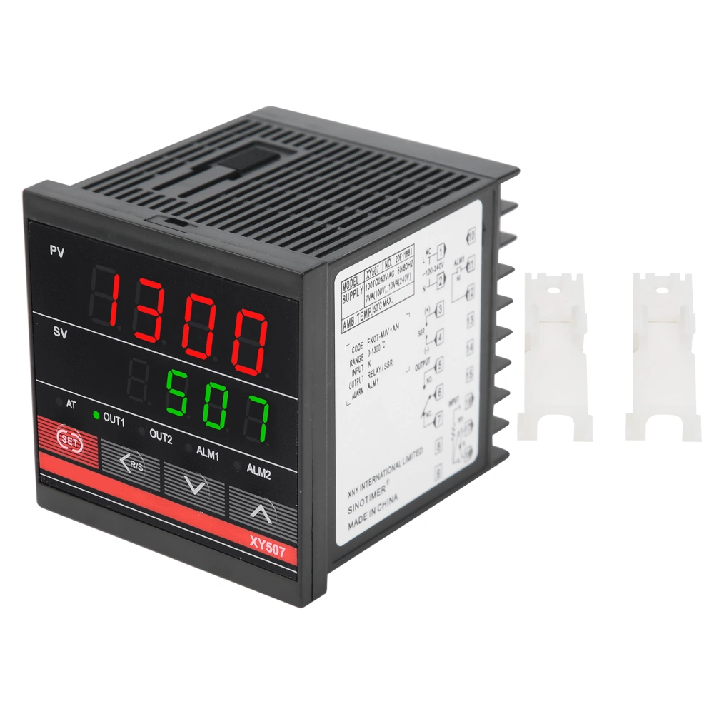 Intelligent PID Temperature Controller Industrial Heating Cooling Relay XY507 100‑240VAC